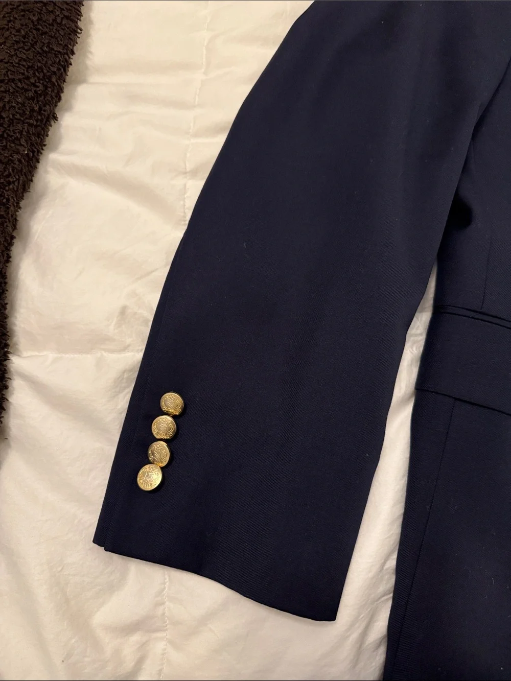 Jos. A. Bank Navy Blazer with Gold Buttons